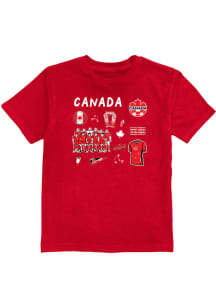 Vive La Fete Canada National Team Toddler Red Ian Short Sleeve T-Shirt