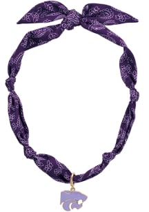 K-State Wildcats Logo Bandana Scarf Necklace