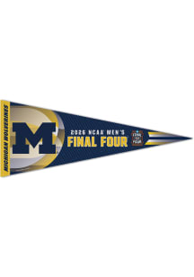 Michigan Wolverines 12x30 2026 NCAA Final Four Bound Pennant - Black