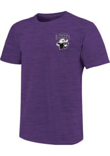 K-State Wildcats Purple Simple Arched Collegiate Ag Willie Short Sleeve T Shirt