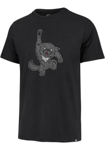 47 Cincinnati Bearcats Black Premier Vault Hanging Bearcat Short Sleeve Fashion T Shirt