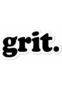 Detroit Grit Stickers - Black