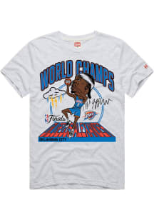 Shai Gilgeous-Alexander  Oklahoma City Thunder Ash Homage 2025 Finals Champions Caricature Short S..