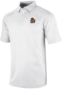 Columbia Oregon State Beavers Mens White Vault Heat Seal Omni Wick Shotgun Short Sleeve Polo
