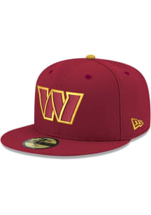 New Era Washington Commanders Mens Burgundy GCP 59FIFTY Fitted Hat