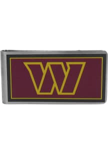 Washington Commanders Steel Logo Mens Money Clip