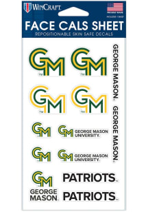George Mason University 8pk Eye Black Tattoo
