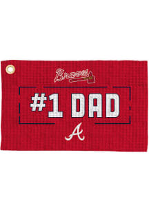 Atlanta Braves #1 Dad Waffle Golf Towel