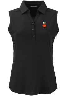 Cutter and Buck UCF Knights Womens Black Vault Forge Eco Polo Shirt
