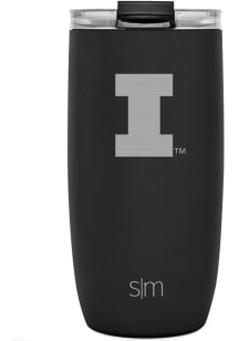 Illinois Fighting Illini Voyager Stainless Steel Tumbler - Black