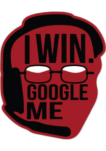 Indiana I Win Google Me Stickers - Red