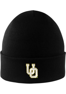LogoFit Oregon Ducks Black North Pole Mens Knit Hat