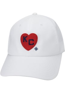 Summit Sportswear Kansas City Monarchs The X Adjustable Hat - White