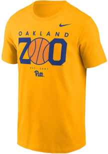 Nike Pitt Panthers Gold Oakland Zoo 2025 Short Sleeve T Shirt