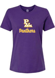 Summit Sportswear Prairie View A&M Panthers Womens Purple ste Short Sleeve T-Shirt