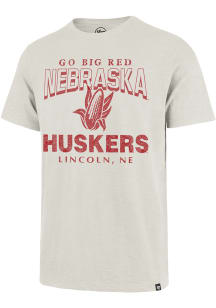 47 Nebraska Cornhuskers Natural Head On Football Scrum Short Sleeve Fashion T Shirt