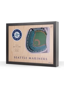 Seattle Mariners 3D Stadium View Wall Art - Tan