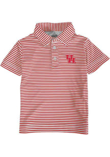 Houston Cougars Toddler Red Carson Short Sleeve Polo Shirt