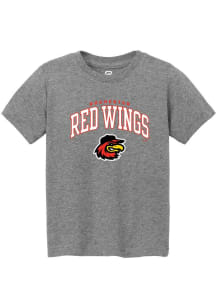 Summit Sportswear Rochester Red Wings Toddler Graphite Arch Mascot Short Sleeve T-Shirt