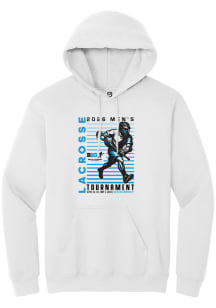 Summit Sportswear Big Ten Mens White 2026 Men's Lacrosse Tournament Long Sleeve Hoodie