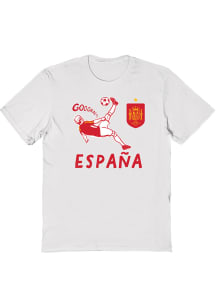Vive La Fete Spain National Team Toddler White Ian Short Sleeve T-Shirt