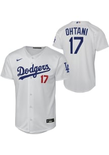Shohei Ohtani  Nike Los Angeles Dodgers Youth White Home Home Run Jersey