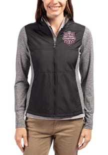 Cutter and Buck Indiana Hoosiers Womens Black 2025 CFP National Champions Stealth Light Weight Jac..