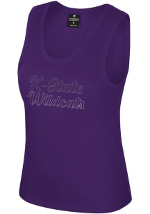 Colosseum K-State Wildcats Womens Purple Thropp Tank Top