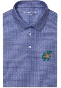 Mizzen+Main Florida Gators Mens Blue Versa Short Sleeve Fashion Polo
