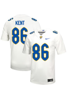 Carson Kent  Nike Pitt Panthers White NIL Name And Number Football Jersey