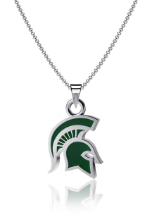 Michigan State Spartans Enamel Pendant Necklace