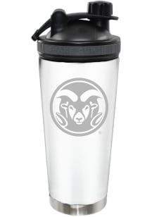 Colorado State Rams 24oz Stainless Steel Bottle - White