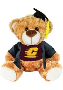 Central Michigan Chippewas 9.5in Graduation Bear Plush - Maroon