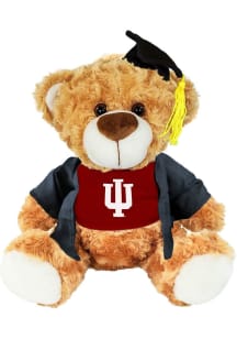 Indiana Hoosiers 9.5in Graduation Bear Plush - White