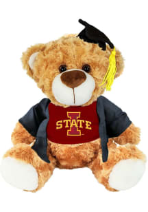 Iowa State Cyclones 9.5in Graduation Bear Plush - Cardinal