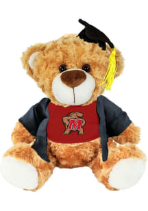 Maryland Terrapins 9.5in Graduation Bear Plush - Red
