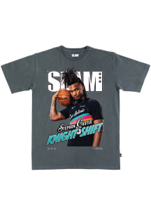 Stephon Castle San Antonio Spurs Charcoal 261 Cover Short Sleeve Fashion Player T Shirt