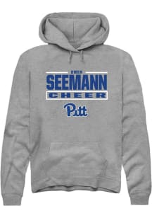 Owen Seemann Pitt Panthers Mens Graphite NIL Stacked Box Player Hood