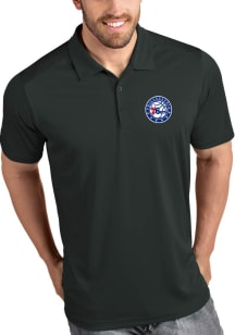Antigua Philadelphia 76ers Mens Grey Tribute Short Sleeve Polo