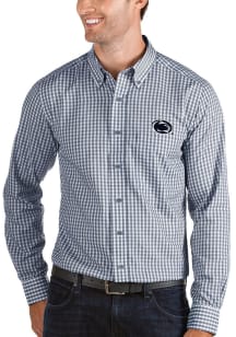 Antigua Penn State Nittany Lions Mens Navy Blue Structure Long Sleeve Dress Shirt