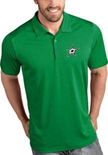 Antigua Dallas Stars Mens Green Tribute Short Sleeve Polo