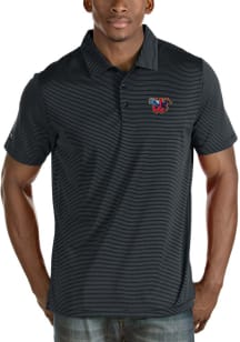 Antigua Wichita Wind Surge Mens Navy Blue Quest Short Sleeve Polo