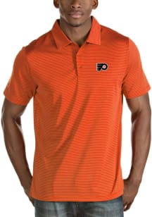 Antigua Philadelphia Flyers Mens Orange Quest Short Sleeve Polo
