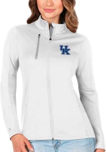 Antigua Kentucky Wildcats Womens White Generation Light Weight Jacket