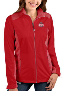 Antigua Ohio State Buckeyes Womens Black Revolve Light Weight Jacket