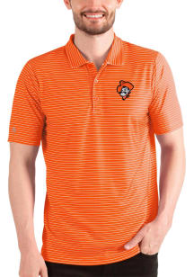Antigua Oklahoma State Cowboys Mens Orange Esteem Short Sleeve Polo