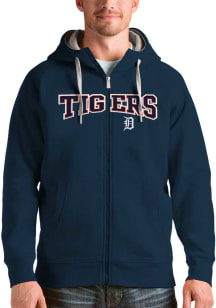 Dunbrooke Detroit Tigers Mens NAVY TROPHY Zip - 89200237