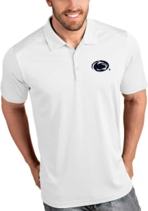 Antigua Penn State Nittany Lions Mens White Tribute Short Sleeve Polo