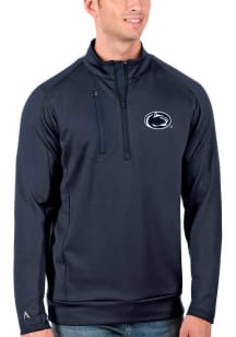 Antigua Penn State Nittany Lions Mens Navy Blue Generation Edition Long Sleeve Qtr Zip Pullover