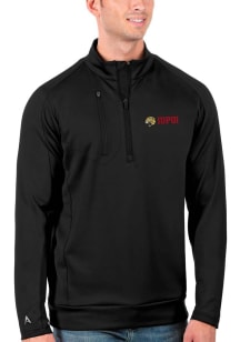 Antigua IUPUI Jaguars Mens Black Generation Long Sleeve Qtr Zip Pullover